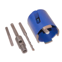 АЛМАЗНАЯ КОРОНКА БЕЗУДАРНАЯ ДЛЯ ПЕРФОРАТОРА SDS-PLUS 120мм АЛМАЗНАЯ КОРОНКА БЕЗУДАРНАЯ ДЛЯ ПЕРФОРАТОРА SDS-PLUS 120мм